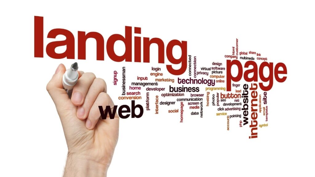 landing page